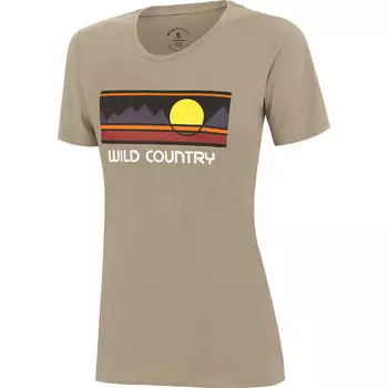 Женская футболка с рисунком «Выносливость» Wild Country, розовый