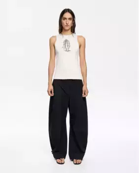 Женская футболка с вышитым бисером логотипом Bimba y Lola, белый