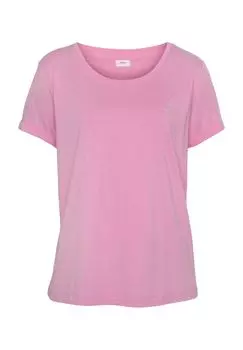Женская футболка с вышивкой Perfect Nights s.Oliver, розовый