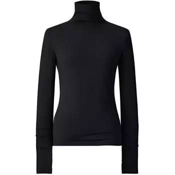 Женская футболка с заниженной линией плеч C Collection UNIQLO, черный