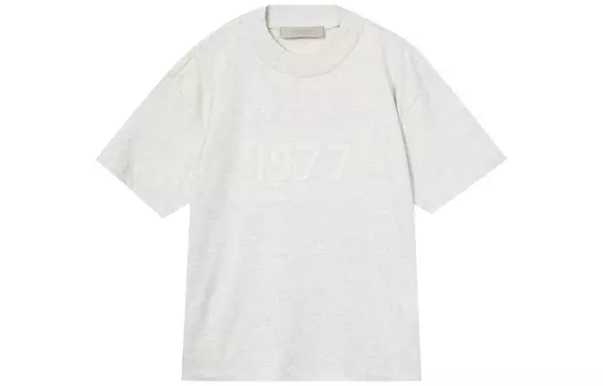 Женская футболка с заниженной линией плеч, цвет Light Oat, SS22 Fear Of God Essentials, Light Oat