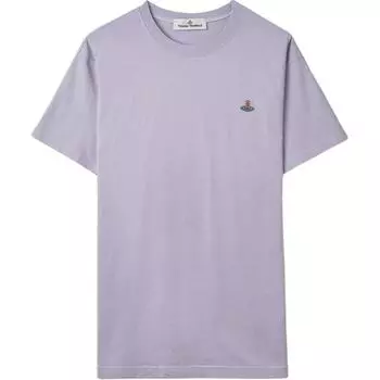 Женская футболка с заниженной линией плеч, цвет лаванды, осень-зима 22 Vivienne Westwood, Lavender