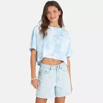 Женская футболка счастливые ладони Roxy, голубой