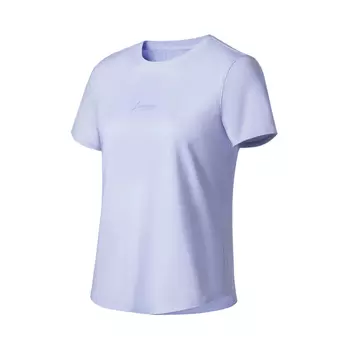 Женская футболка серии LiNing Fitness, цвет «небесно-перьевое», Sky Feather Blue
