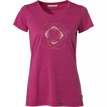 Женская футболка Skomer Print II Vaude, розовый