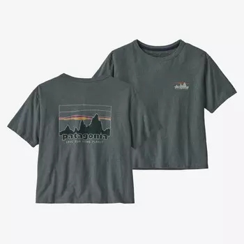 Женская футболка Skyline 73 Easy Cut Responsibili Patagonia, нуво зеленый