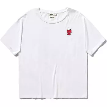 Женская футболка Snoopy Doghouse Peanuts Brava Fabrics, белый