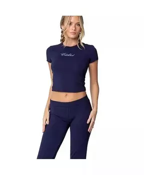 Женская футболка So Edikted, синий