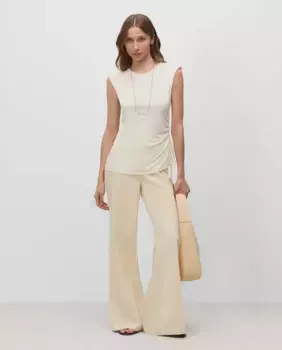 Женская футболка со сборками по бокам Simorra, желтый