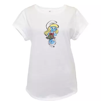 Женская футболка со смурфеттой Bavarian Caps, белый