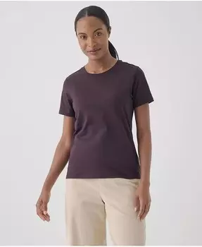 Женская футболка Softspun из органического хлопка с круглым вырезом Pact, белый