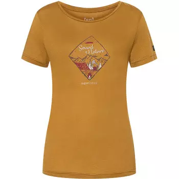 Женская футболка Sound Of Nature Super.Natural, коричневый