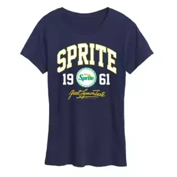 Женская футболка Sprite Collegiate с принтом Licensed Character, синий