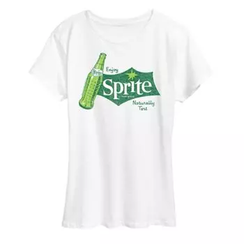 Женская футболка Sprite Natural Tart с графическим принтом Licensed Character, белый