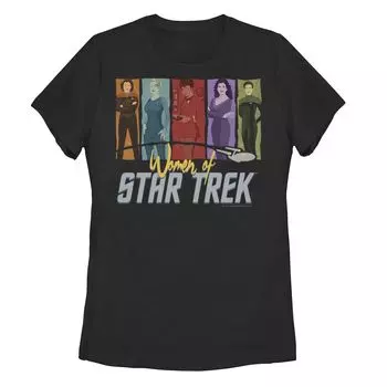 Женская футболка Star Trek 5 с рисунком Silouhette для юниоров Licensed Character