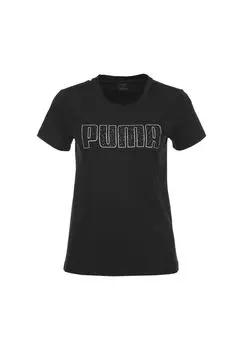 Женская футболка Stardust Crystalline PUMA, черный
