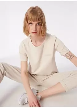 Женская футболка Stone с круглым вырезом PENRI U.S. Polo Assn., серый