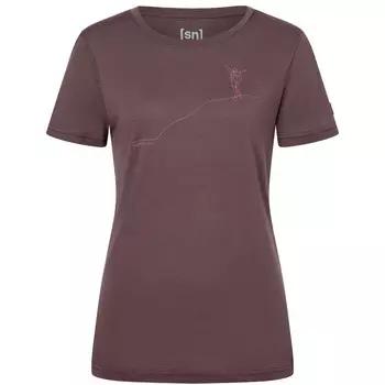 Женская футболка Summit Happiness Super.Natural, красный