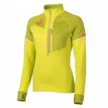 Женская футболка Swift 1/2 на молнии W Ternua, жёлтый