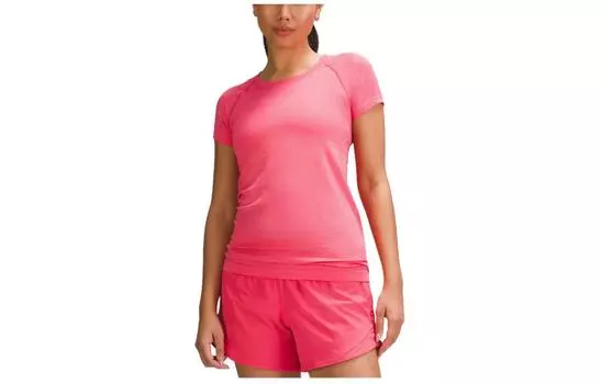 Женская футболка Swiftly Tech с рукавами реглан Lululemon, Washed Denim/Starch Blue/SXWD/STRH