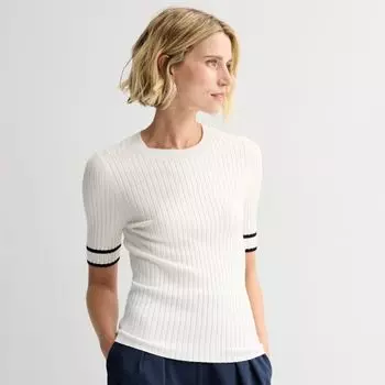 Женская футболка-свитер с рукавами до локтя Nine West, цвет daisy dew