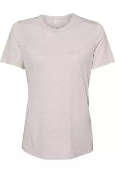 Женская футболка свободного кроя BELLA + CANVAS Triblend, цвет oatmeal triblend