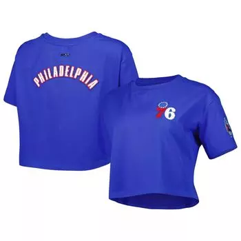 Женская футболка свободного кроя Pro Standard Royal Philadelphia 76ers Classics