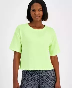 Женская футболка свободного кроя с короткими рукавами Macy's, золото