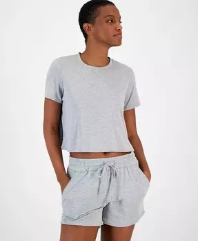 Женская футболка свободного кроя с короткими рукавами ID Ideology, серый