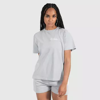 Женская футболка Talia Grey для спорта и отдыха SMILODOX, цвет grau