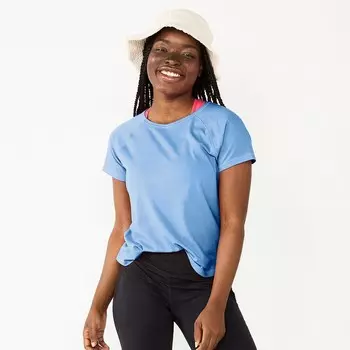 Женская футболка Tek Gear Core реглан, цвет Peri Phlox