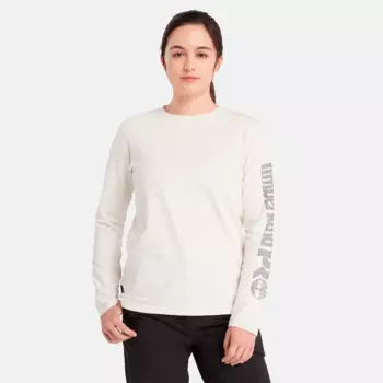 Женская футболка Timberland PRO Core с длинным рукавом, белый