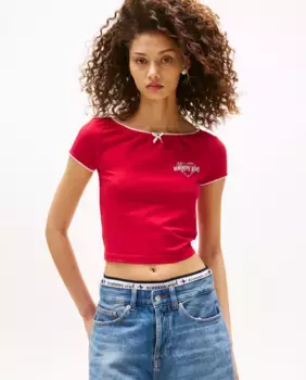 Женская футболка Tommy Girl Tommy Jeans, красный