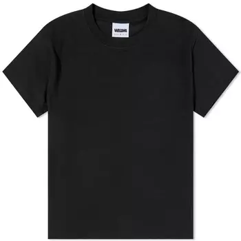 Женская футболка тяжеловеса WAWWA, черный