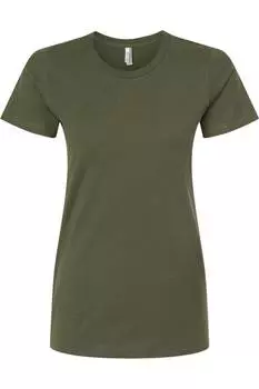 Женская футболка Tultex из премиального хлопка, оливковый