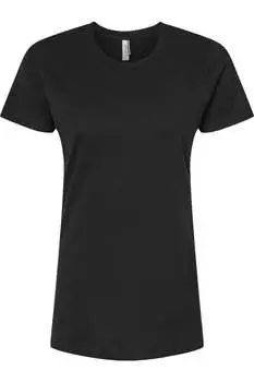 Женская футболка Tultex из премиального хлопка, черный