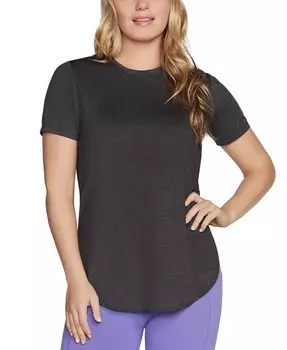 Женская футболка-туника GO WALK Wear™ GO DRI SWIFT для активного отдыха Skechers, черный
