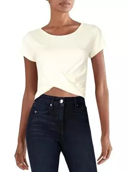 Женская футболка Twist с короткими рукавами Full Circle Trends, белый