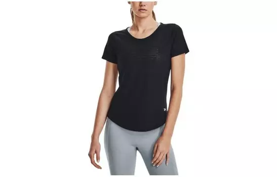 Женская футболка Under Armour, цвет Black