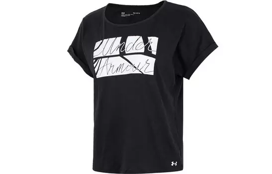 Женская футболка Under Armour, цвет Black