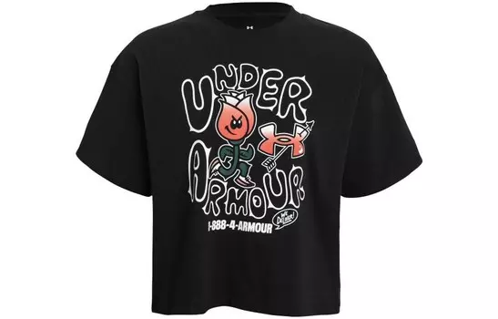 Женская футболка Under Armour, цвет Black