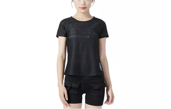 Женская футболка Under Armour, цвет Black