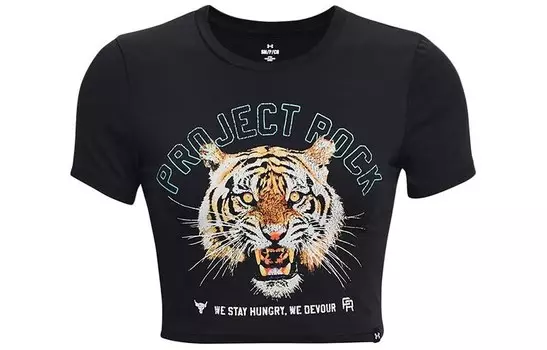 Женская футболка Under Armour, цвет Black