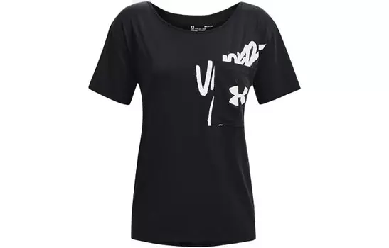 Женская футболка Under Armour, цвет Black