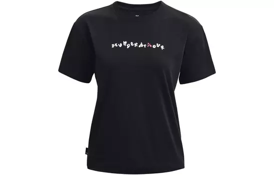 Женская футболка Under Armour, цвет Black
