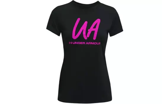 Женская футболка Under Armour, цвет Black