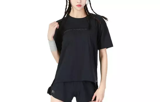Женская футболка Under Armour, цвет Black