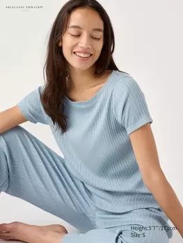 Женская футболка Uniqlo, синий