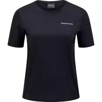 Женская футболка W Explore Logo Tee Peak Performance, черный