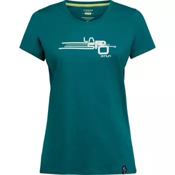 Женская футболка в полоску Cube La Sportiva, зеленый